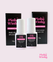 Brush-On Nail Glue & Debonder Set