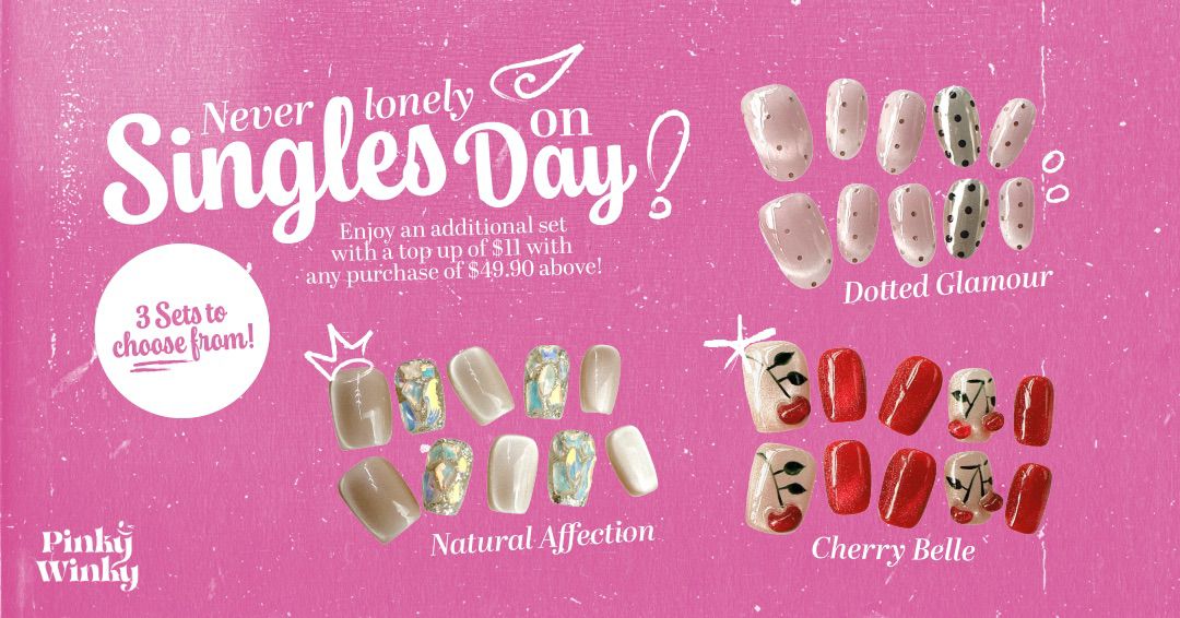 11.11 Singles Day Promotion Nails