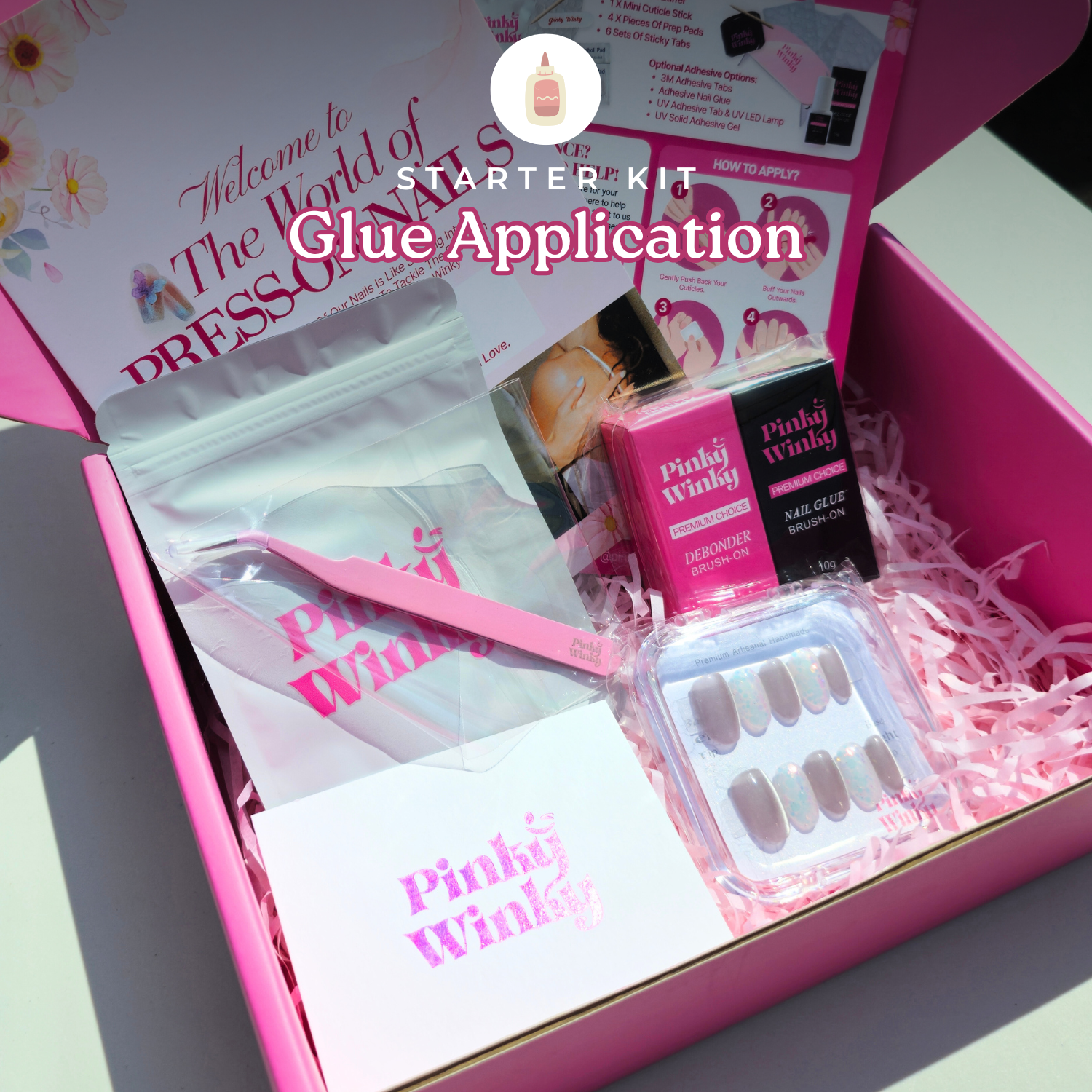 Nail Starter Kit - Glue Application