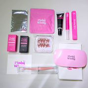 Complete Press-On Nails Starter Kit (UV & Glue)